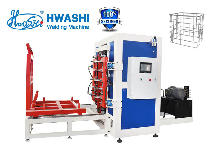 Hwashi Металлическая сцепляющая машина для листового металла IBC Металлическая решетка IBC ПЛК управление IBC Танковая сварочная машина