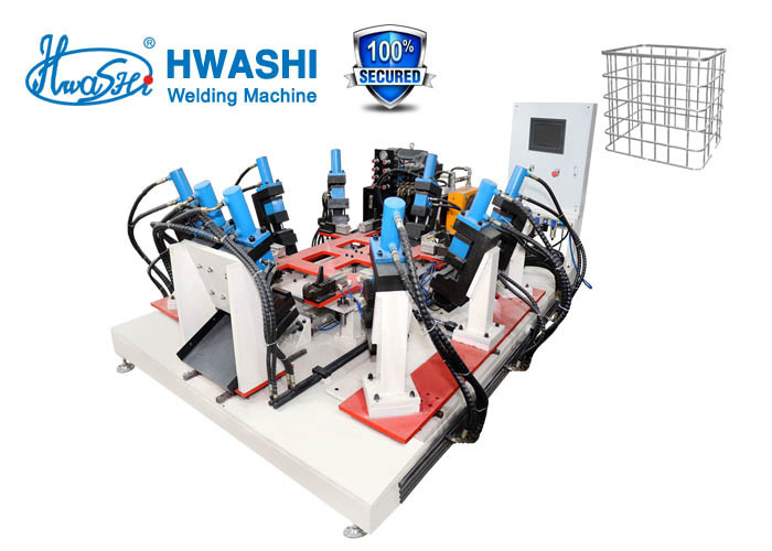 Отверстие рамки клетки Hwashi IBC автоматическое делая линию автоматического производства машины