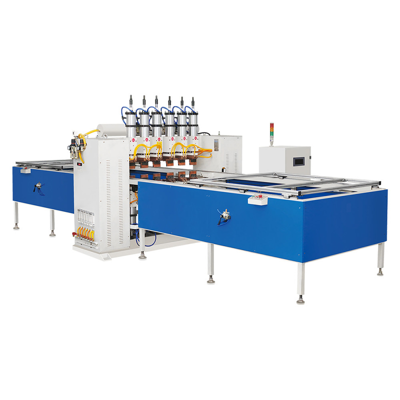 Hwashi Full Automatic Steel Wire Mesh Condenser Copper Buddy Tube and Multi-Point Spot Welding Machine (Хваши полный автоматический стальной проволочный конденсатор) Медная трубка и многоточечная сварочная машина