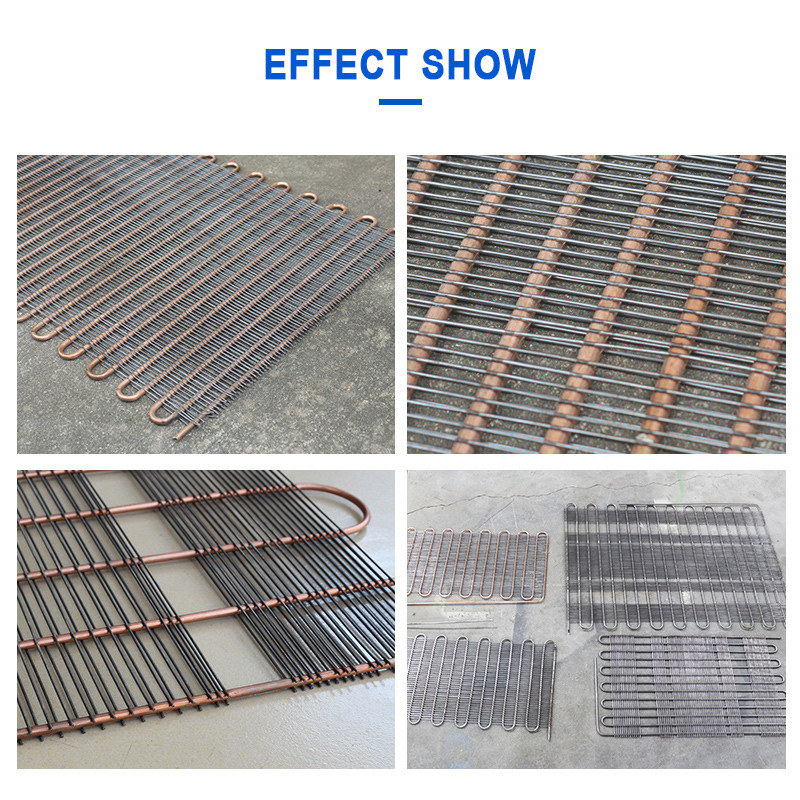Hwashi Full Automatic Steel Wire Mesh Condenser Copper Buddy Tube and Multi-Point Spot Welding Machine (Хваши полный автоматический стальной проволочный конденсатор) Медная трубка и многоточечная сварочная машина