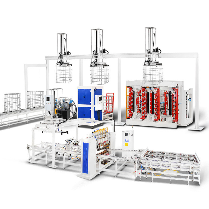 Hwashi Factory IBC Grid, IBC Cage Frame Production Line, IBC Cage Frame Locking Machine (Фабрика Хваши - IBC сеть электропередач, линия производства каркасных клеток, машина для блокировки каркасных клеток)