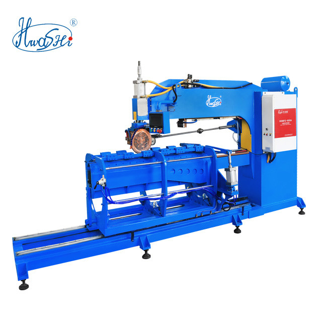 Hwashi Customized 38ov Double Station Fuel Tank Making Machine, Швовная/рулочная сварочная машина для танка