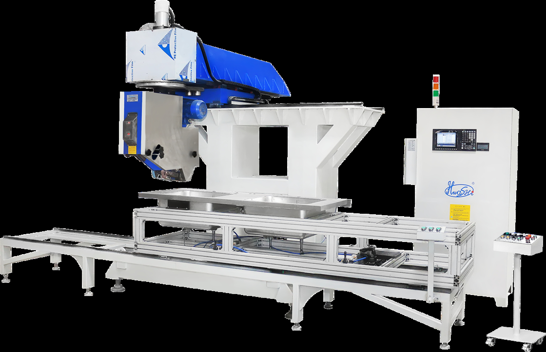 Hwashi CNC станок для изготовления чаш кухонных моек из нержавеющей стали,,Автоматический станок для сварки швов кухонных моек итальянского типа