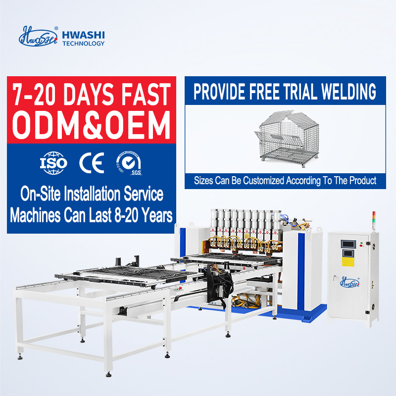 Автоматический станок для сварки сетки с гарантией 1 год, максимальной скоростью сварки 200 мм/с и функцией гибки проволоки для ручек в 2D формате