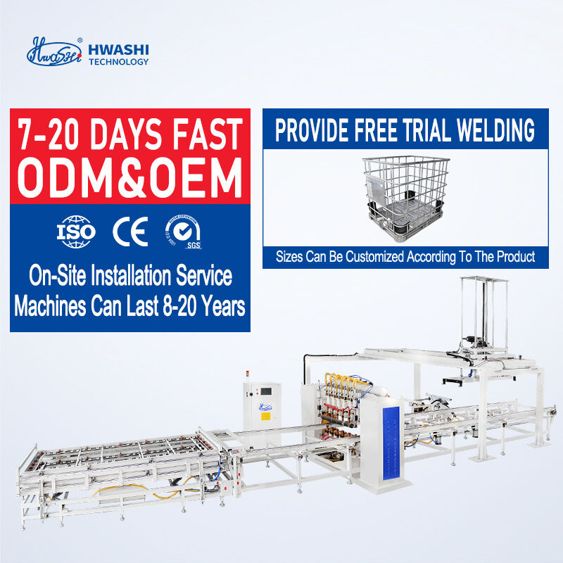 Hwashi Automatic Welder Machine with Intelligent Control System and Modular Design for Efficient Energy Consumption in IBC Frame Production Line