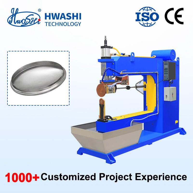 40000A Выходный ток Автоматическая рулочная сварочная машина для производства масляных барабанов и оборудования для сварки швов на крышке барабанов