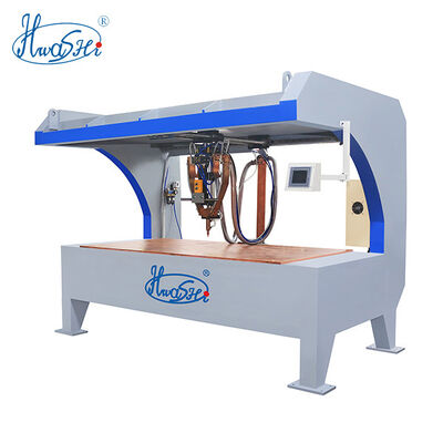 Table Spot Welding Machine with Intelligent Touch Screen Controller for 3.0+3.0 MM Welding Thickness and Precision Bending Compatibility