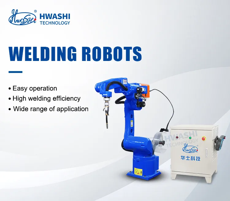 Промышленная сварочная машина Hwashi CNC Роботизированная 6-осевая с серво, сварочный робот Рака позиционирования рук, Автоматический робот сварки TIG 4